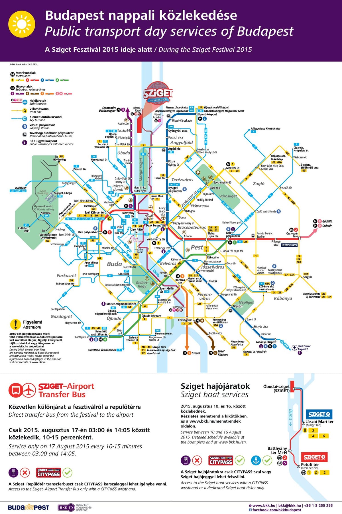 budapešť električka mapu