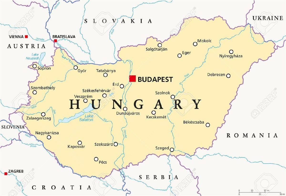 budapešť poloha na mape sveta
