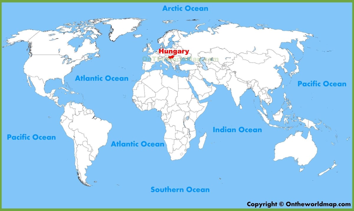 mapa sveta maďarsko budapešť
