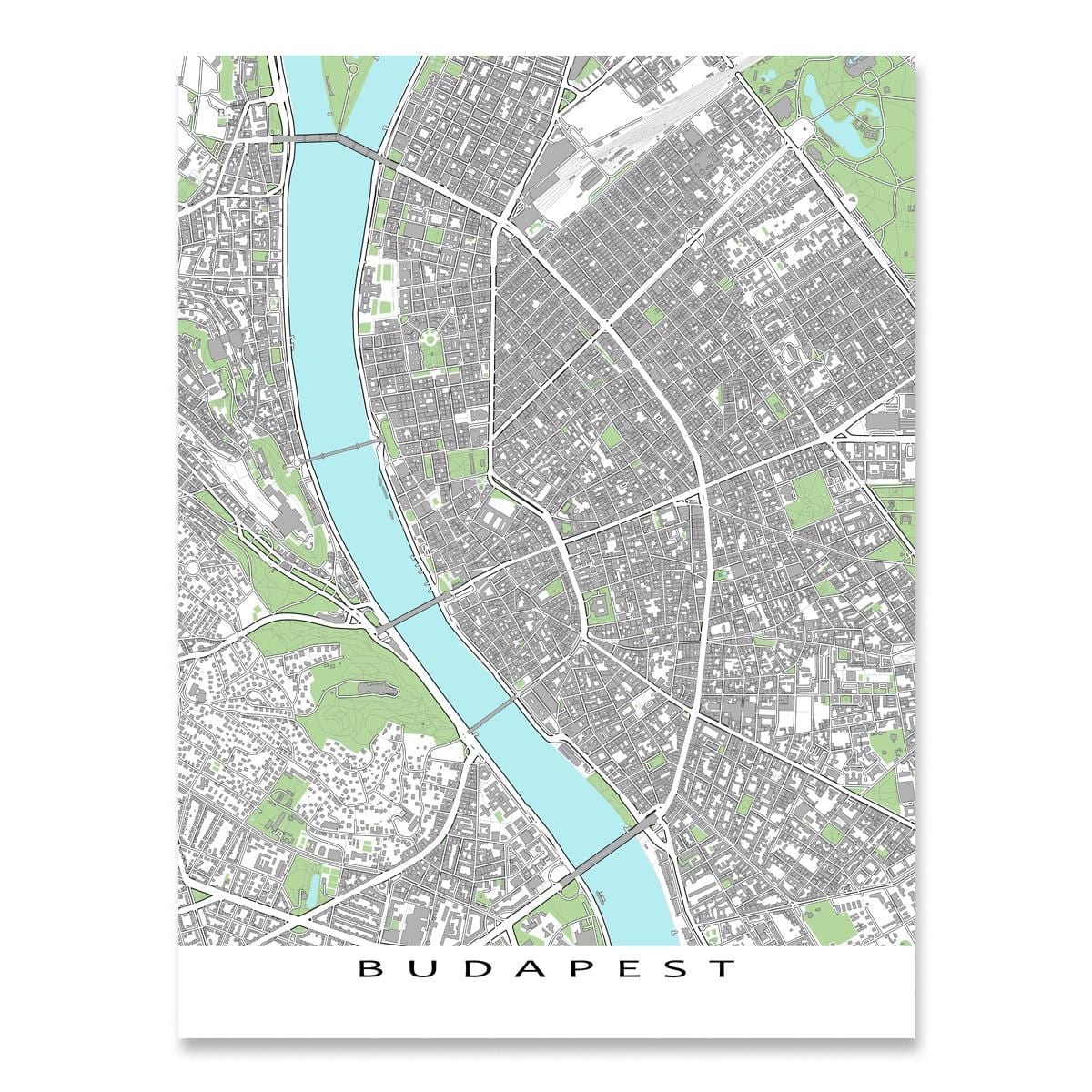 mapu budapešti mape vytlačiť