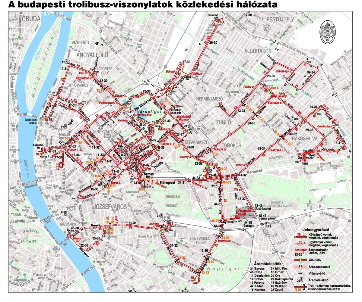 mapu budapešti vozíka