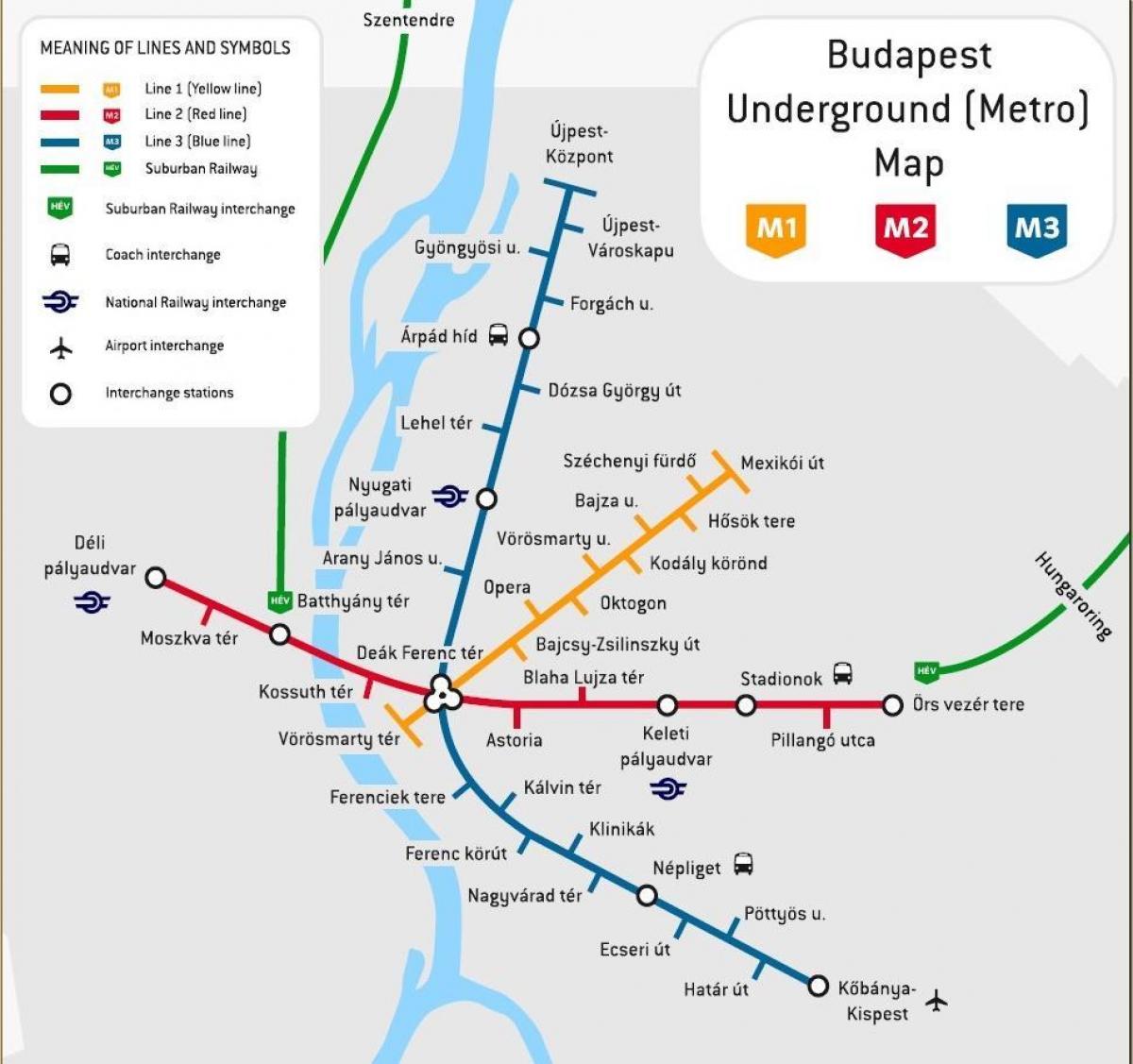 budapešť autobusovej stanice mapu