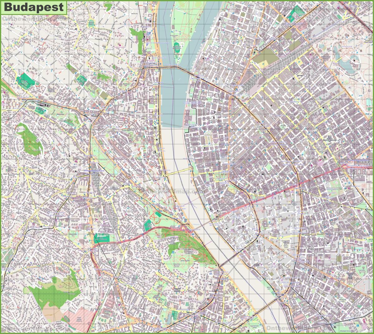 ulica mapu budapešť maďarsko