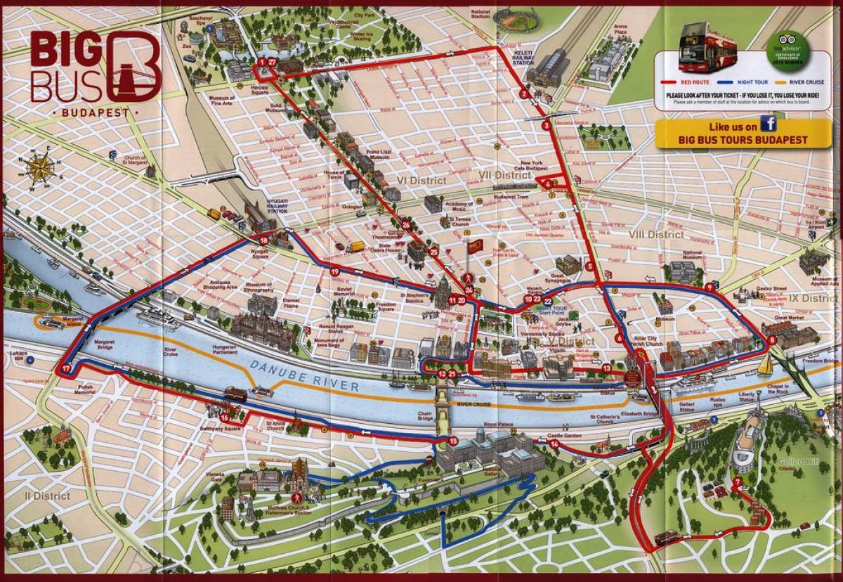 veľké autobusové zájazdy budapešti mapu