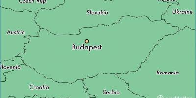 Mapu budapešti a okolitých krajín