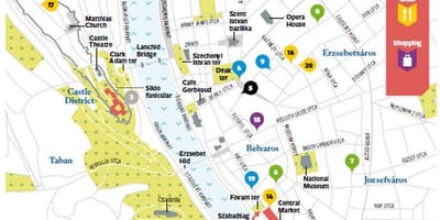 Mapa ruin pubs budapešti